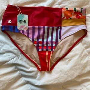 Nani Colorful High-Waisted Bikini Bottom